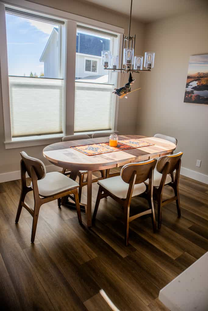 walnut dining table