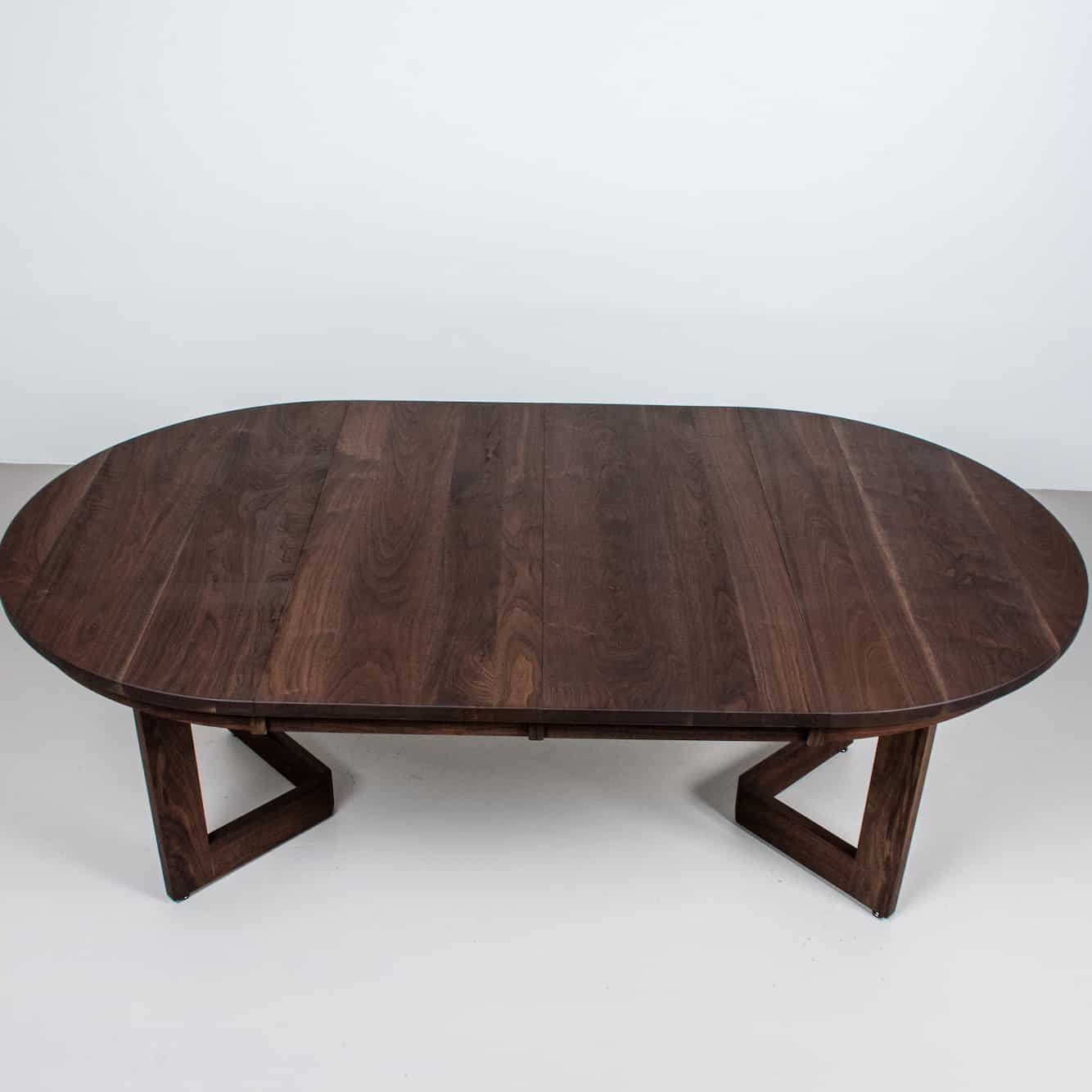 walnut extendable table