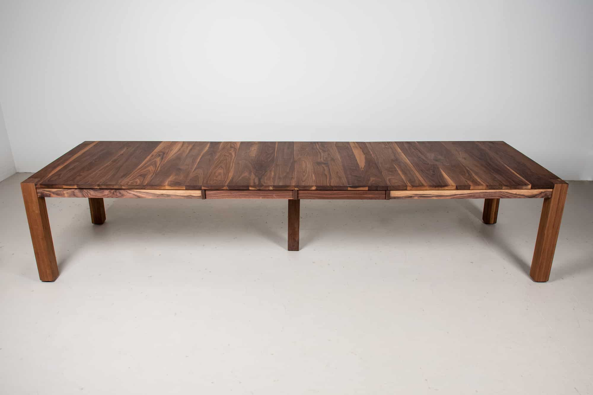 extending walnut parsons table