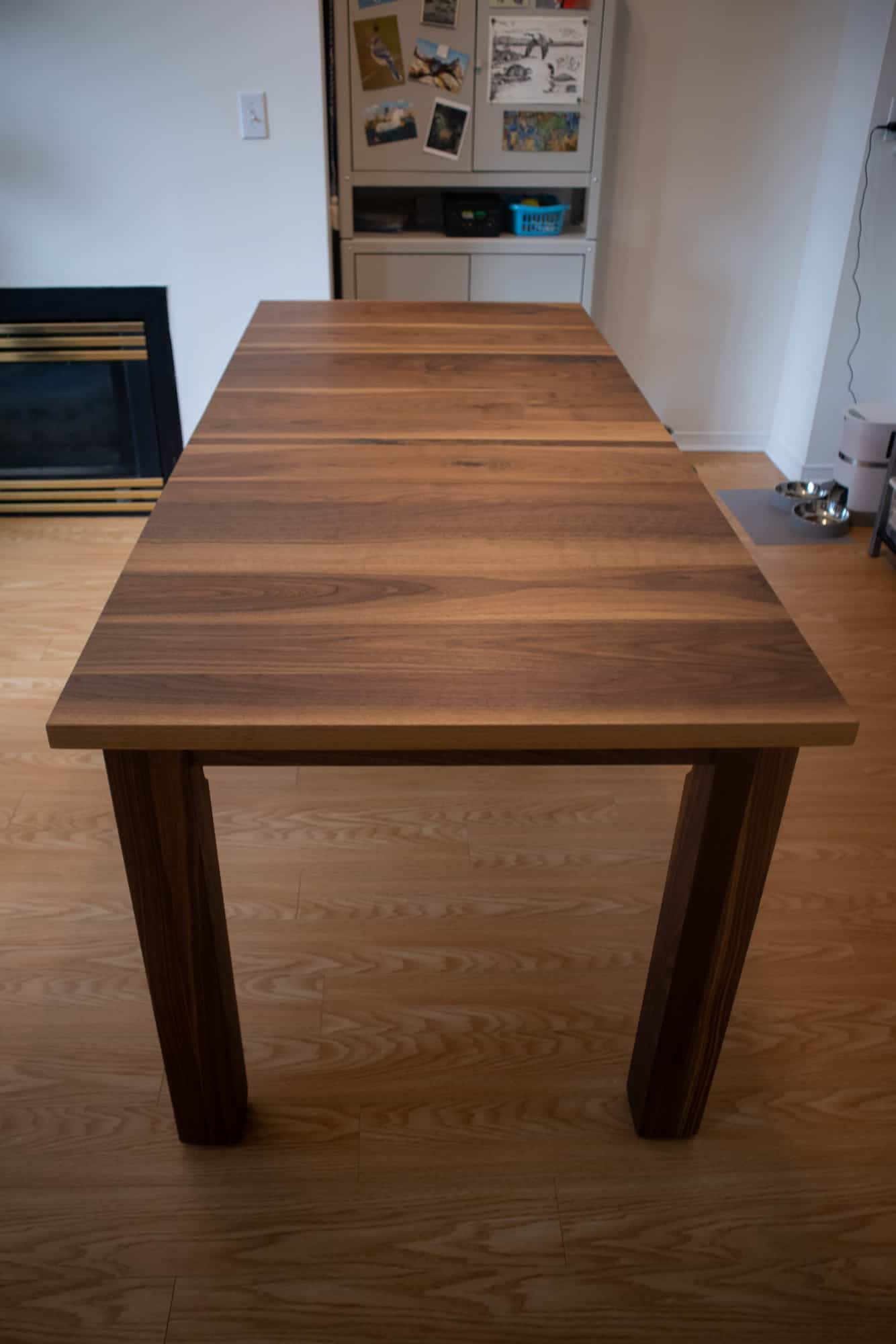 walnut parsons table