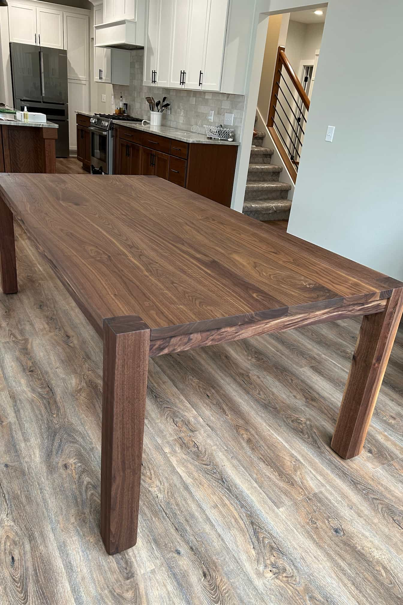 walnut parsons table