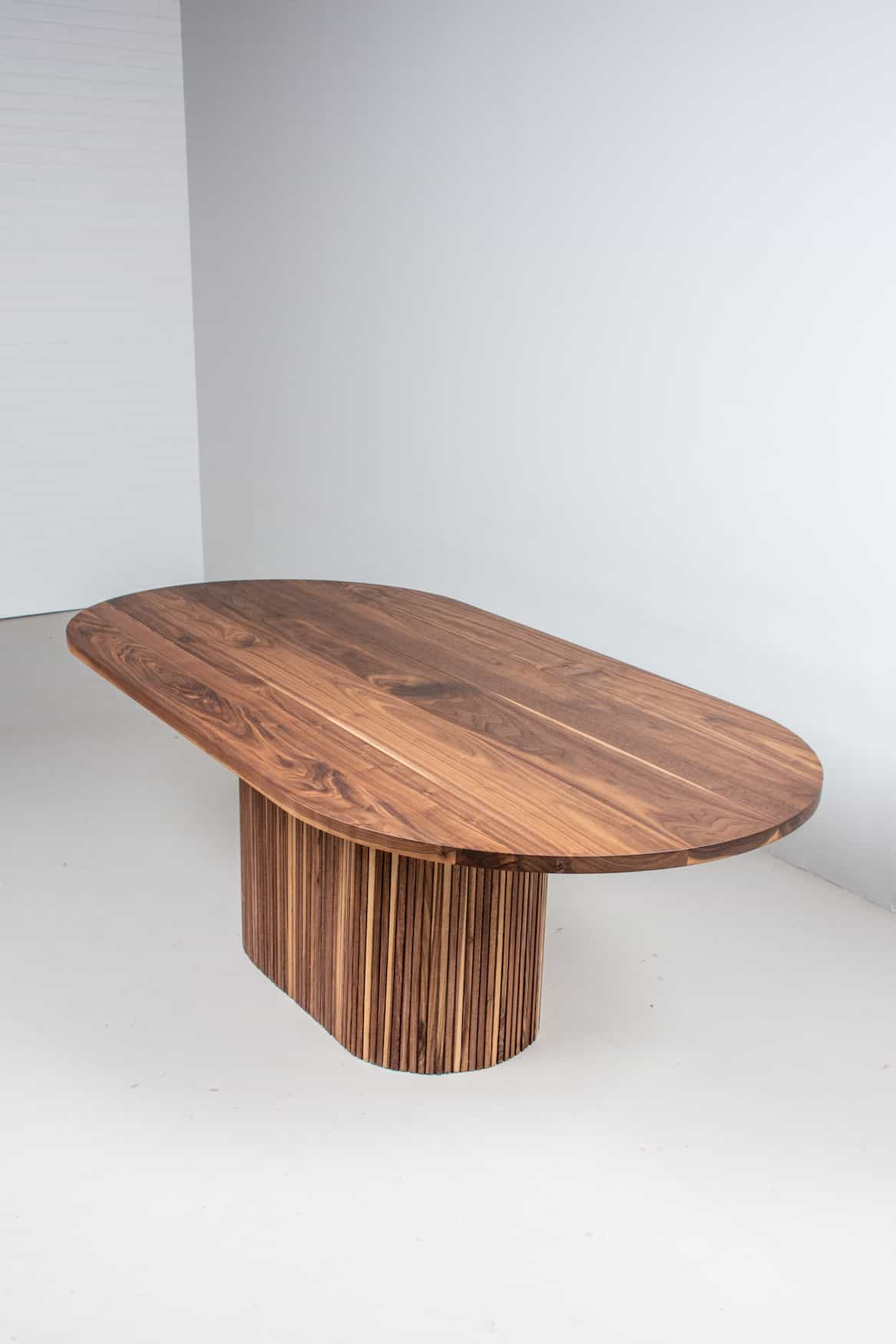 walnut pedestal table