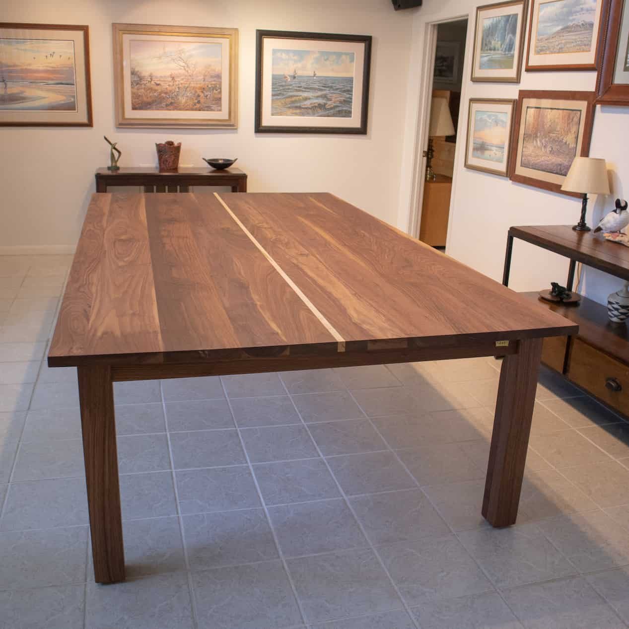 walnut ping pong table