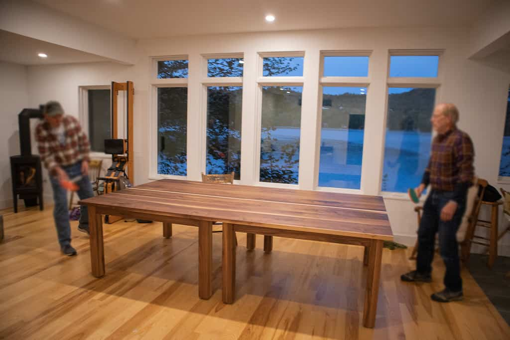 walnut ping pong table