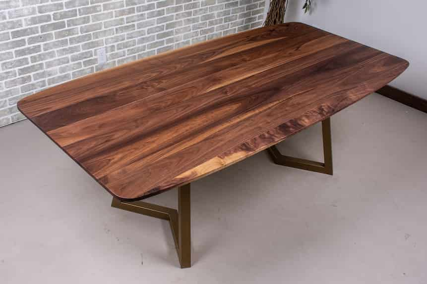 walnut squoval table